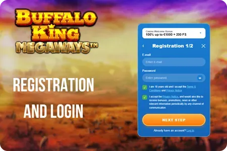 Casino registration and login process UK